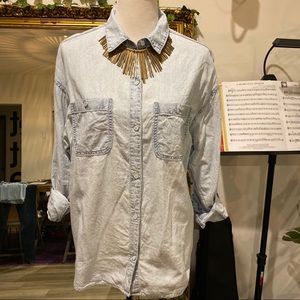 Adriana Goldschmied Chambray Button-up